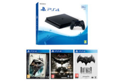 PS4 Slim 500GB Console with Batman Games Bundle